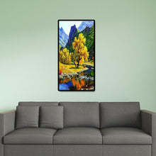 Lade das Bild in den Galerie-Viewer, Seebaum - voller runder Diamant - 45x85cm
