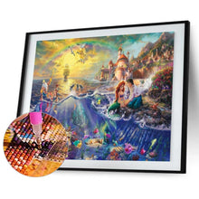 Lade das Bild in den Galerie-Viewer, Schönheit Fisch Märchen - voller quadratischer Diamant - 50x40cm