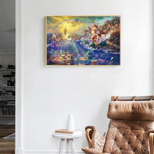Lade das Bild in den Galerie-Viewer, Schönheit Fisch Märchen - voller quadratischer Diamant - 50x40cm