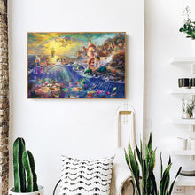 Lade das Bild in den Galerie-Viewer, Schönheit Fisch Märchen - voller quadratischer Diamant - 50x40cm