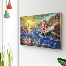 Lade das Bild in den Galerie-Viewer, Schönheit Fisch Märchen - voller quadratischer Diamant - 50x40cm