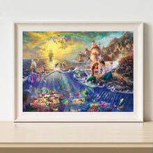 Lade das Bild in den Galerie-Viewer, Schönheit Fisch Märchen - voller quadratischer Diamant - 50x40cm
