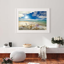 Lade das Bild in den Galerie-Viewer, Strandschale - voller quadratischer Diamant - 50x40cm