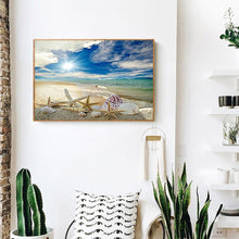 Lade das Bild in den Galerie-Viewer, Strandschale - voller quadratischer Diamant - 50x40cm