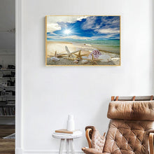 Lade das Bild in den Galerie-Viewer, Strandschale - voller quadratischer Diamant - 50x40cm