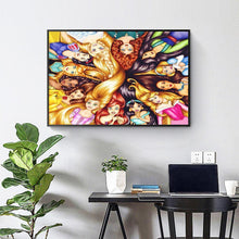 Lade das Bild in den Galerie-Viewer, Prinzessin - voller quadratischer Diamant - 50x40cm