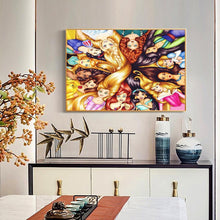 Lade das Bild in den Galerie-Viewer, Prinzessin - voller quadratischer Diamant - 50x40cm