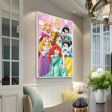 Lade das Bild in den Galerie-Viewer, Kreuz-Ctitch Prinzessin - voller quadratischer Diamant - 40x50cm