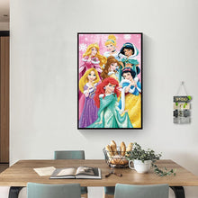 Lade das Bild in den Galerie-Viewer, Kreuz-Ctitch Prinzessin - voller quadratischer Diamant - 40x50cm