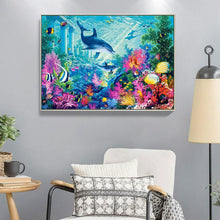 Lade das Bild in den Galerie-Viewer, Delphin - voller quadratischer Diamant - 50x40cm