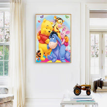 Lade das Bild in den Galerie-Viewer, Cartoon Bär - voller quadratischer Diamant - 40x50cm