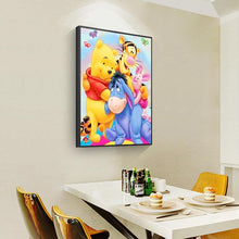 Lade das Bild in den Galerie-Viewer, Cartoon Bär - voller quadratischer Diamant - 40x50cm