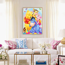 Lade das Bild in den Galerie-Viewer, Cartoon Bär - voller quadratischer Diamant - 40x50cm