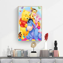 Lade das Bild in den Galerie-Viewer, Cartoon Bär - voller quadratischer Diamant - 40x50cm