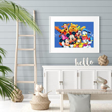 Lade das Bild in den Galerie-Viewer, Cartoon Maus Bär - voller quadratischer Diamant - 50x40cm