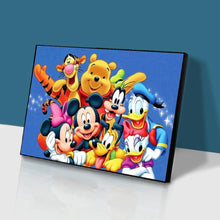 Lade das Bild in den Galerie-Viewer, Cartoon Maus Bär - voller quadratischer Diamant - 50x40cm