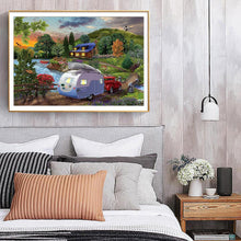 Lade das Bild in den Galerie-Viewer, Bergwagen - voller quadratischer Diamant - 50x40cm