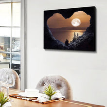 Lade das Bild in den Galerie-Viewer, Liebe Sonnenuntergang - voller quadratischer Diamant - 50x40cm