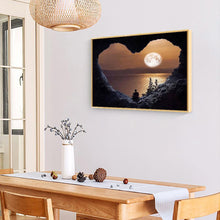 Lade das Bild in den Galerie-Viewer, Liebe Sonnenuntergang - voller quadratischer Diamant - 50x40cm