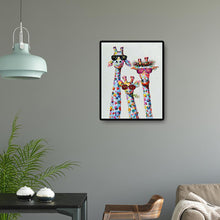 Lade das Bild in den Galerie-Viewer, Hirsch - voller runder Diamant - 40x50cm