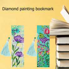 Lade das Bild in den Galerie-Viewer, 2pcs Blume-DIY Diamond Painting Lesezeichen
