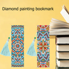 Lade das Bild in den Galerie-Viewer, 2pcs Mandala-DIY Diamond Painting Lesezeichen
