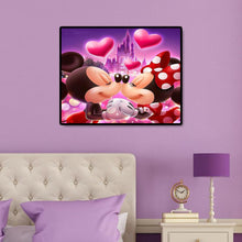 Lade das Bild in den Galerie-Viewer, Cartoon Maus - voller quadratischer Diamant - 50x40cm