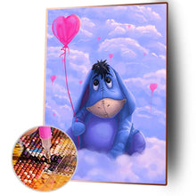 Lade das Bild in den Galerie-Viewer, Esel für - voller quadratischer Diamant - 40x50cm