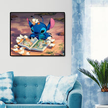 Lade das Bild in den Galerie-Viewer, Cartoon Alien Hund - voller quadratischer Diamant - 50x40cm