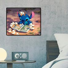 Lade das Bild in den Galerie-Viewer, Cartoon Alien Hund - voller quadratischer Diamant - 50x40cm