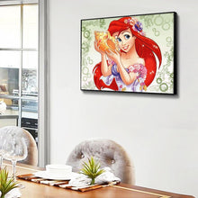 Lade das Bild in den Galerie-Viewer, Schönheit - voller runder Diamant - 40x30cm