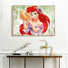 Lade das Bild in den Galerie-Viewer, Schönheit - voller runder Diamant - 40x30cm