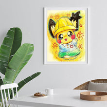 Lade das Bild in den Galerie-Viewer, Cartoon gelb - voller runder Diamant - 30x40cm