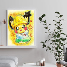 Lade das Bild in den Galerie-Viewer, Cartoon gelb - voller runder Diamant - 30x40cm