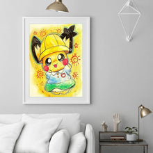 Lade das Bild in den Galerie-Viewer, Cartoon gelb - voller runder Diamant - 30x40cm