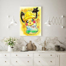 Lade das Bild in den Galerie-Viewer, Cartoon gelb - voller runder Diamant - 30x40cm