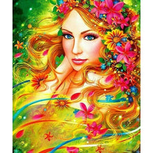 Lade das Bild in den Galerie-Viewer, Schönheit - voller runder Diamant - 30x40cm