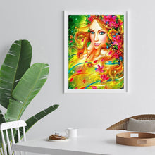 Lade das Bild in den Galerie-Viewer, Schönheit - voller runder Diamant - 30x40cm