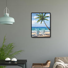 Lade das Bild in den Galerie-Viewer, Entspannender Strand - voller quadratischer Diamant - 40x50cm