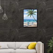 Lade das Bild in den Galerie-Viewer, Entspannender Strand - voller quadratischer Diamant - 40x50cm