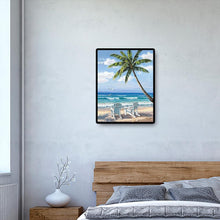 Lade das Bild in den Galerie-Viewer, Entspannender Strand - voller quadratischer Diamant - 40x50cm