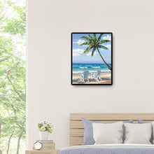 Lade das Bild in den Galerie-Viewer, Entspannender Strand - voller quadratischer Diamant - 40x50cm