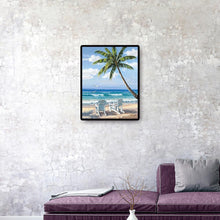 Lade das Bild in den Galerie-Viewer, Entspannender Strand - voller quadratischer Diamant - 40x50cm