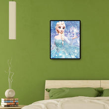 Lade das Bild in den Galerie-Viewer, Schneeprinzessin - voller quadratischer Diamant - 40x50cm