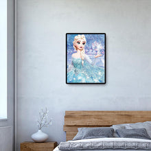 Lade das Bild in den Galerie-Viewer, Schneeprinzessin - voller quadratischer Diamant - 40x50cm
