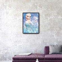 Lade das Bild in den Galerie-Viewer, Schneeprinzessin - voller quadratischer Diamant - 40x50cm