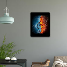 Lade das Bild in den Galerie-Viewer, Musik-Schlacht - voller quadratischer Diamant - 40x50cm