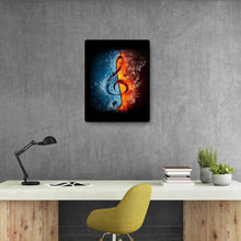 Lade das Bild in den Galerie-Viewer, Musik-Schlacht - voller quadratischer Diamant - 40x50cm