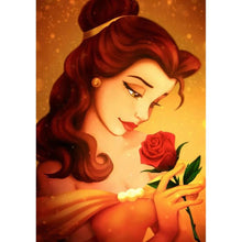 Lade das Bild in den Galerie-Viewer, Rose Prinzessin - voller quadratischer Diamant - 40x50cm