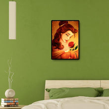 Lade das Bild in den Galerie-Viewer, Rose Prinzessin - voller quadratischer Diamant - 40x50cm